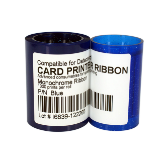 New compatible ribbon for Datacard DC285B Blue - Click Image to Close